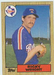 1987 Topps Baseball Cards      202     Ricky Wright